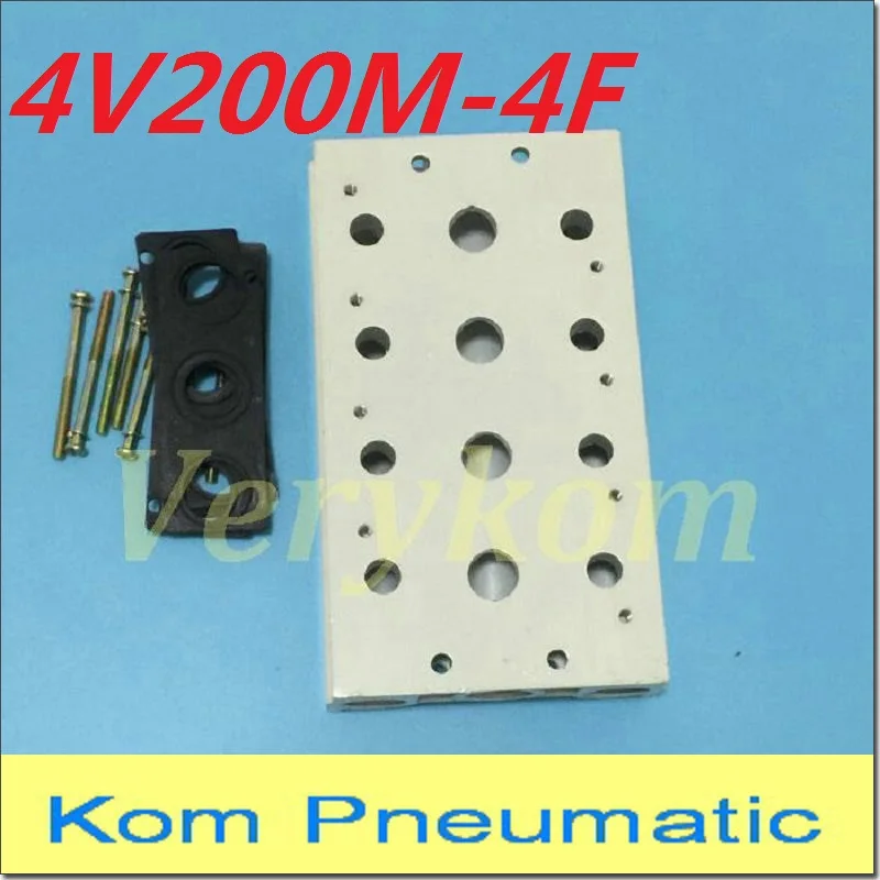 Пневматический Соленоидный клапан 4 в серии Airtac 4V210-08 4V220-08 4A220-08 4V230-08 Базовая плата