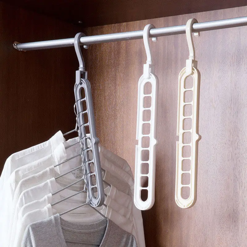 

New Arrival Space Saver Plastic Magic Hanger Clothes Rack Clothing Hook Closet Organizer