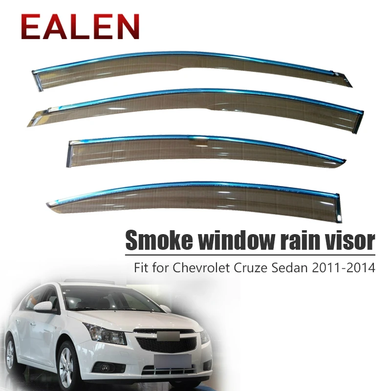 Window Visors Shade Rain Guard Vent Fit 