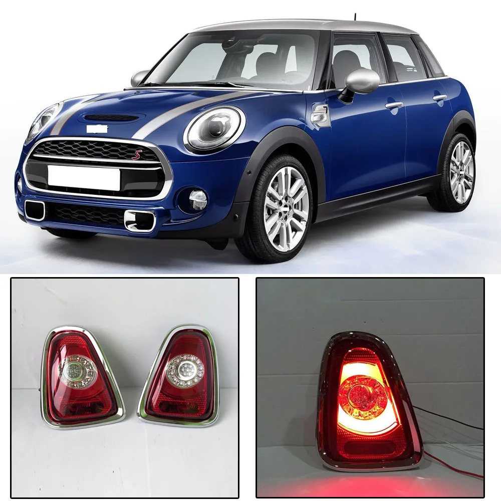 

CAPQX 2PCS For BMW MINI COOPER R55 R56 R57 LED Rear Tail Light Assembly Brake Taillight Stop Praking Lamp Turn Signal Light