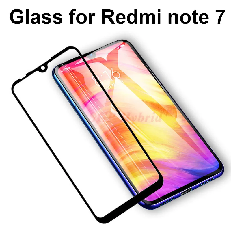 Закаленное стекло для Redmi Note 7 чехол с экраном 6 3 дюйма xiaomi redmi note ksiomi Xiomi Xaomi Redme Note7