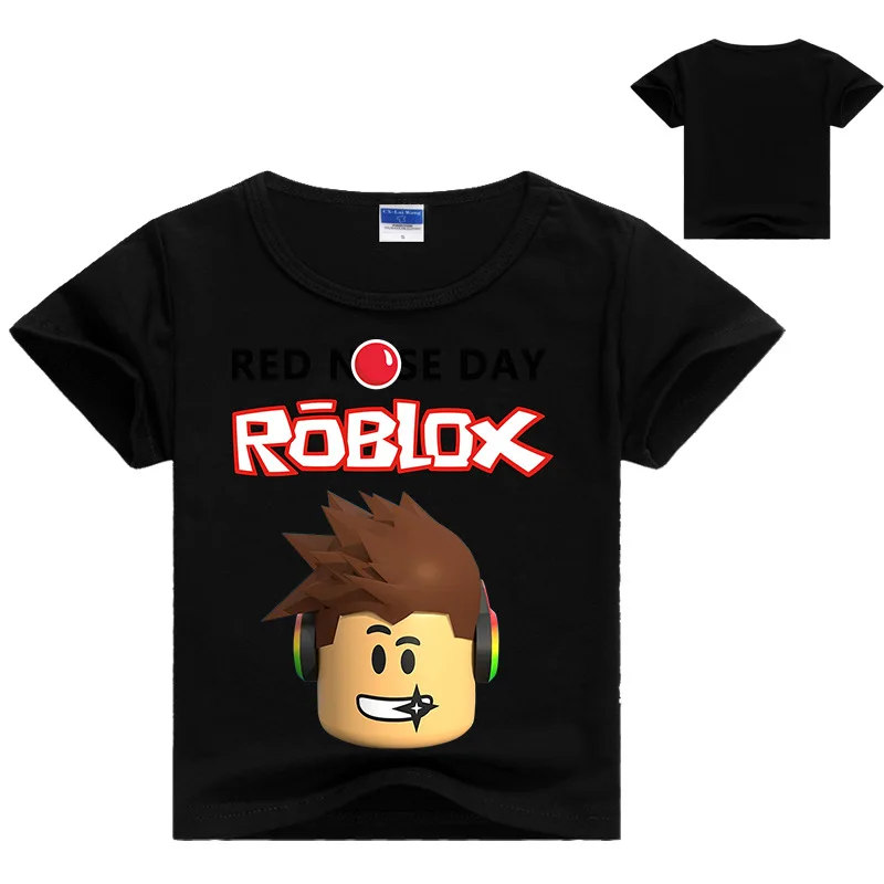 2020 2018 Summer T Shirt For Kids Roblox Shirt Red Nose Day Costume White Tees Children Clothes Black Tees For Baby Grls Tops Casual From Zbd123 6 11 Dhgate Com - roblox red nose day boys t shirt