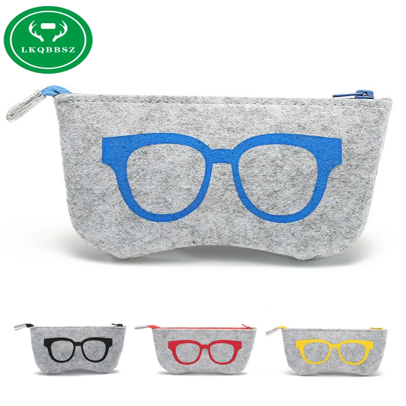 Wool Felt Cloth Eyeglass Case Blanket Sunglasses Boxes Multiple Uses