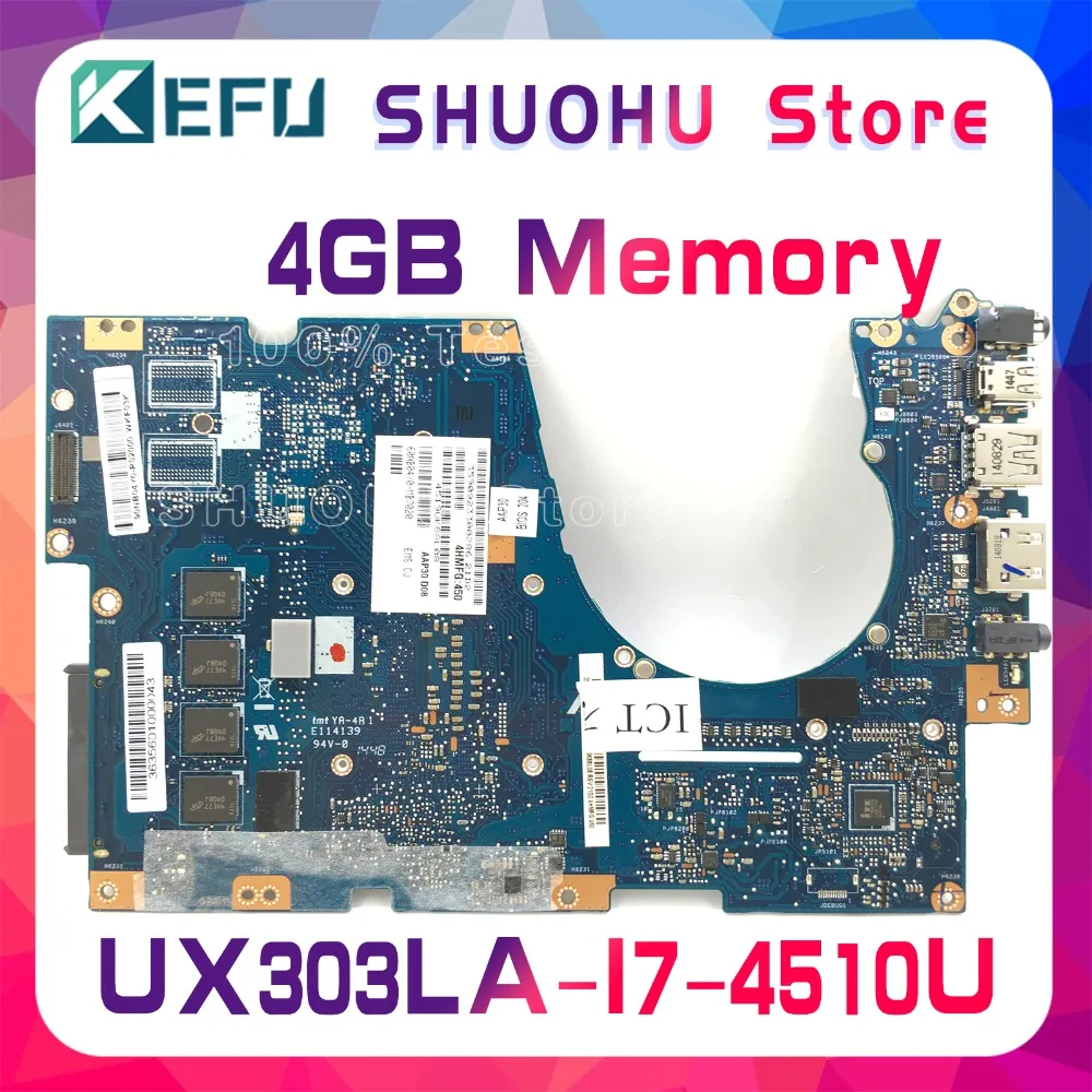  KEFU For ASUS Zenbook UX303LB UX303LA UX303LNB U303L UX303L UX303LN I7 laptop motherboard tested 10