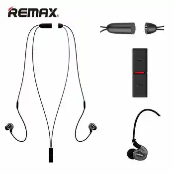 

Remax RB-S8 hifi Ear-band Nacklace Wireless Bluetooth 4.1 outdoor Sport Earphone Magnetic Charge with Mic Hands-free Calls