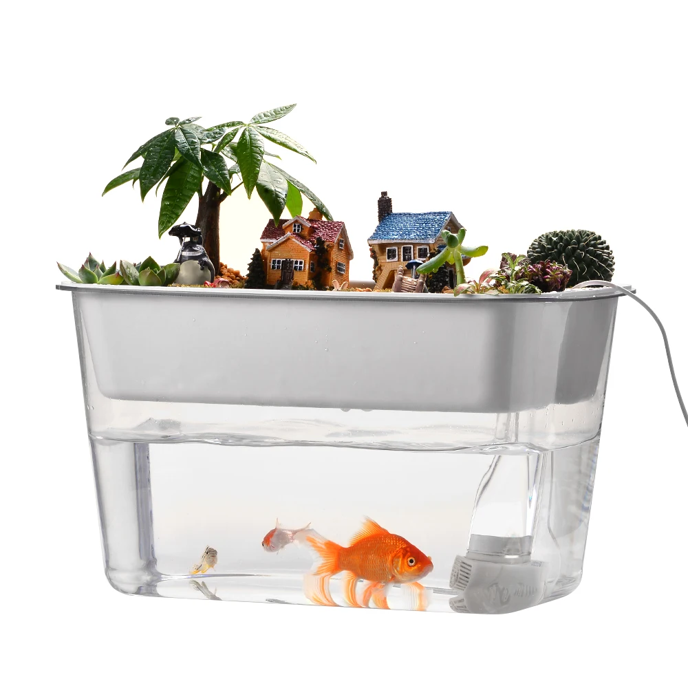 DADYPET USB для аквариума аквариум гидропоники Аквариум аквапоника экосистема вода