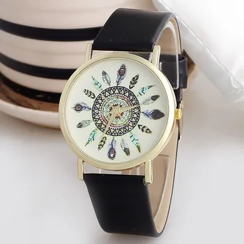 

Splendid Men Women Watches Fashion Retro Design Leather Band Analog Alloy Quartz Wrist Watch Clock Hour reloj mujer hombre