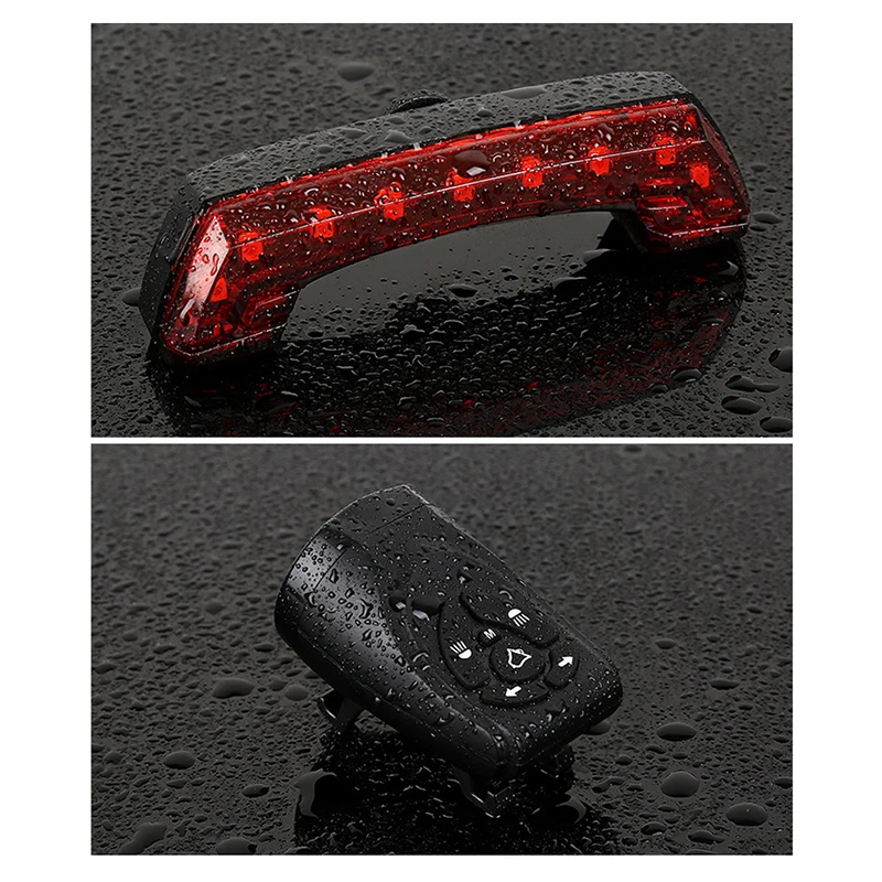

Bike Taillight USB Charging Waterproof Bicycle Tail Turn Lamp with Remote Control FH99