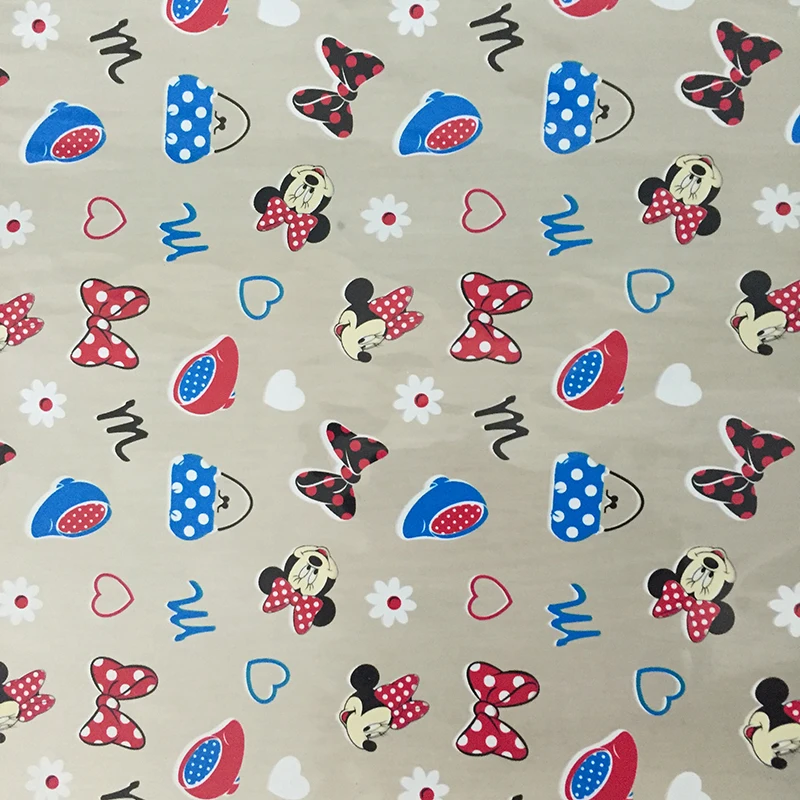 CSCY635 0,5 м X 20 м пленка для переноса рисунка в воде мультфильм рисунок гидрографикой пленки