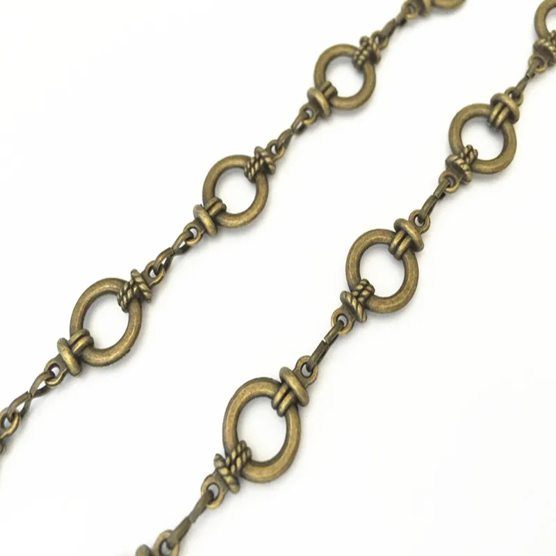 Buy 3.2ft/lot Antique bronze Plated Metal Chain Necklace chain DIY Mini chain