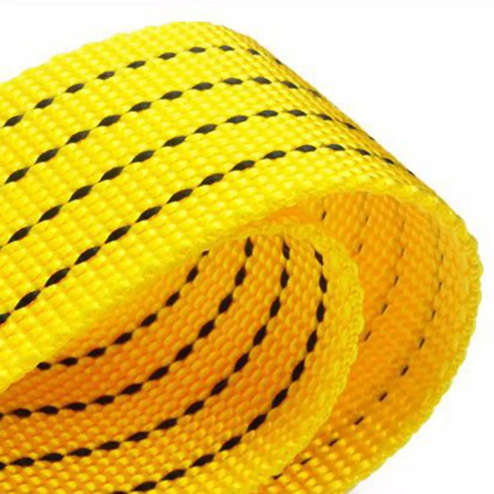 مقطورة سيارة مع 5 M 5 طن مزدوجة سماكة عربة مقطورة الجر حبل