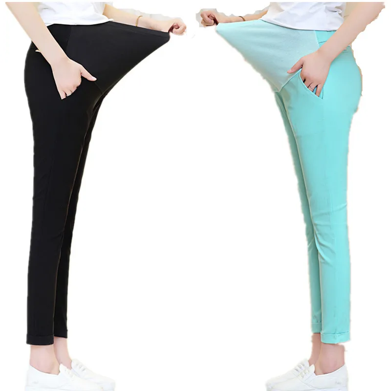 Maternity Belly Pants Causal Trousers for Pregnancy Wear Plus Size ...
