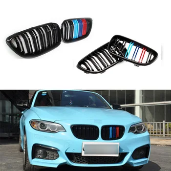 

F22 M2 Look Grille Replacement Front Bumper Grill Racing Grills For BMW 2 Series F22 M235i 218i 220i 2014 2015 M Colour