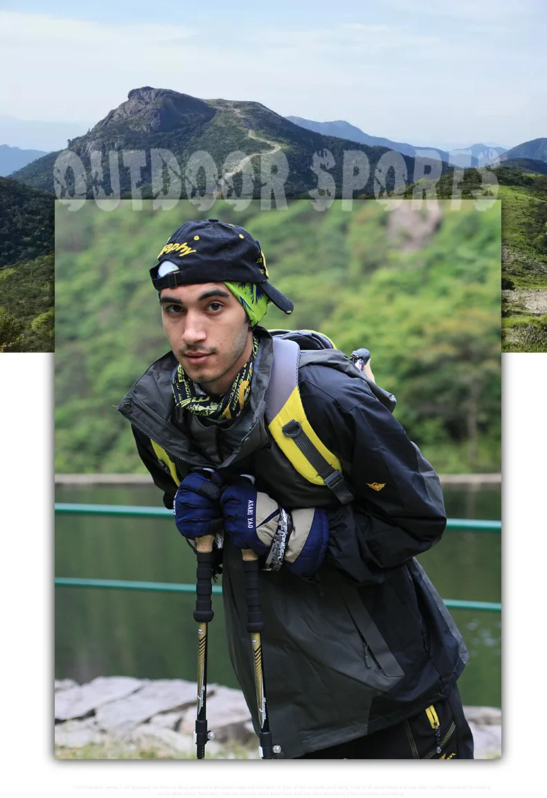 Esportes de Esqui Ultraleve de Fibra de Carbono Caminhadas ao ar 3 Seções Telescópica Livre Escalada Bengala Trekking Pólo Bengala k5 11 Esporte e Lazer