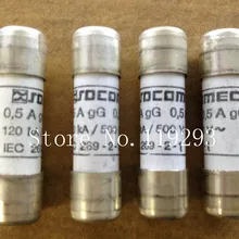 [SA] Франция socomec 0.5AgG предохранитель 500 В 10x38 мм iec 269-2-1-10 шт./лот