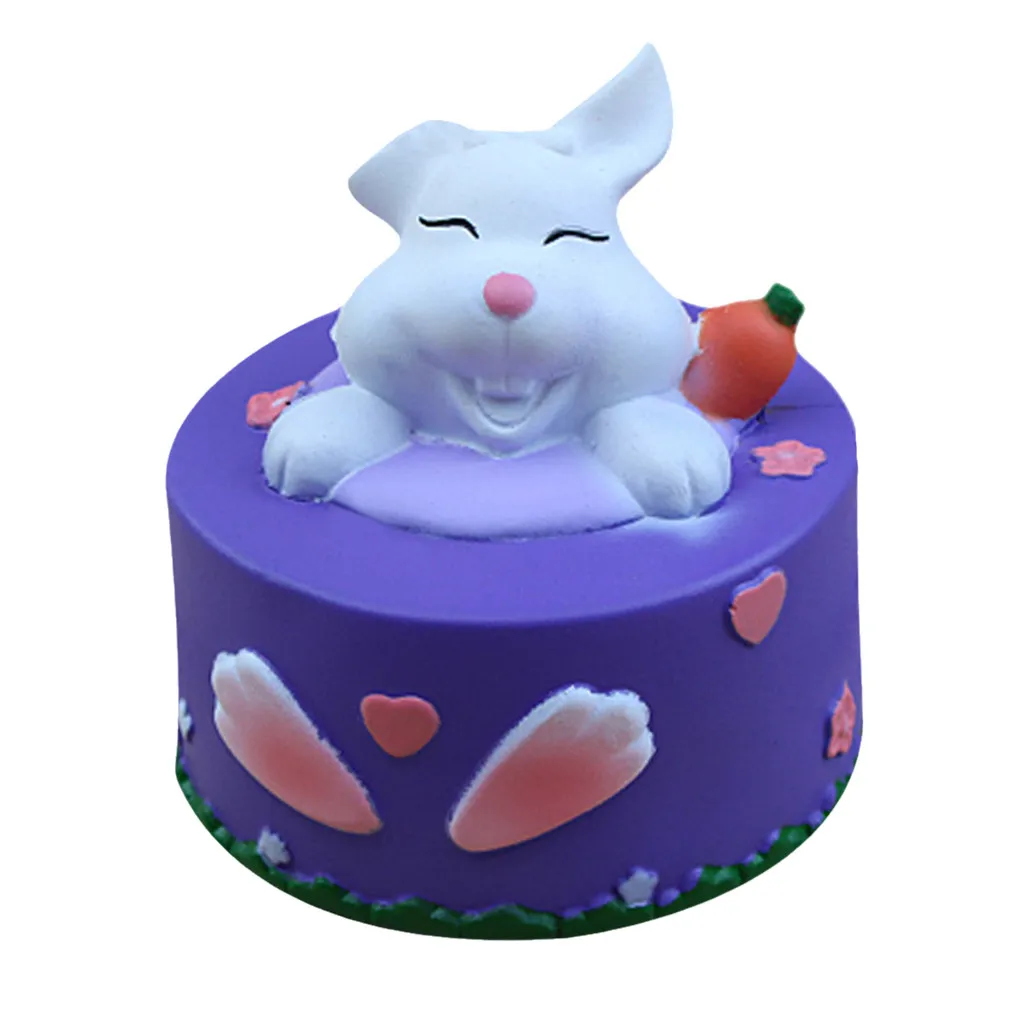 2019 милый кролик торт снятие стресса Ароматические супер замедлить рост дети Squeeze Toy 19Mar05 P35