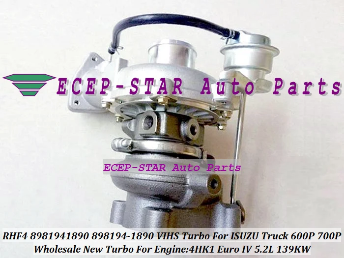 RHF4 VIHS 8981941890 898194-1890 Turbo Turbocharger For ISUZU 600P Truck 700P 4HK1 Euro IV 5.2L 139KW (3)