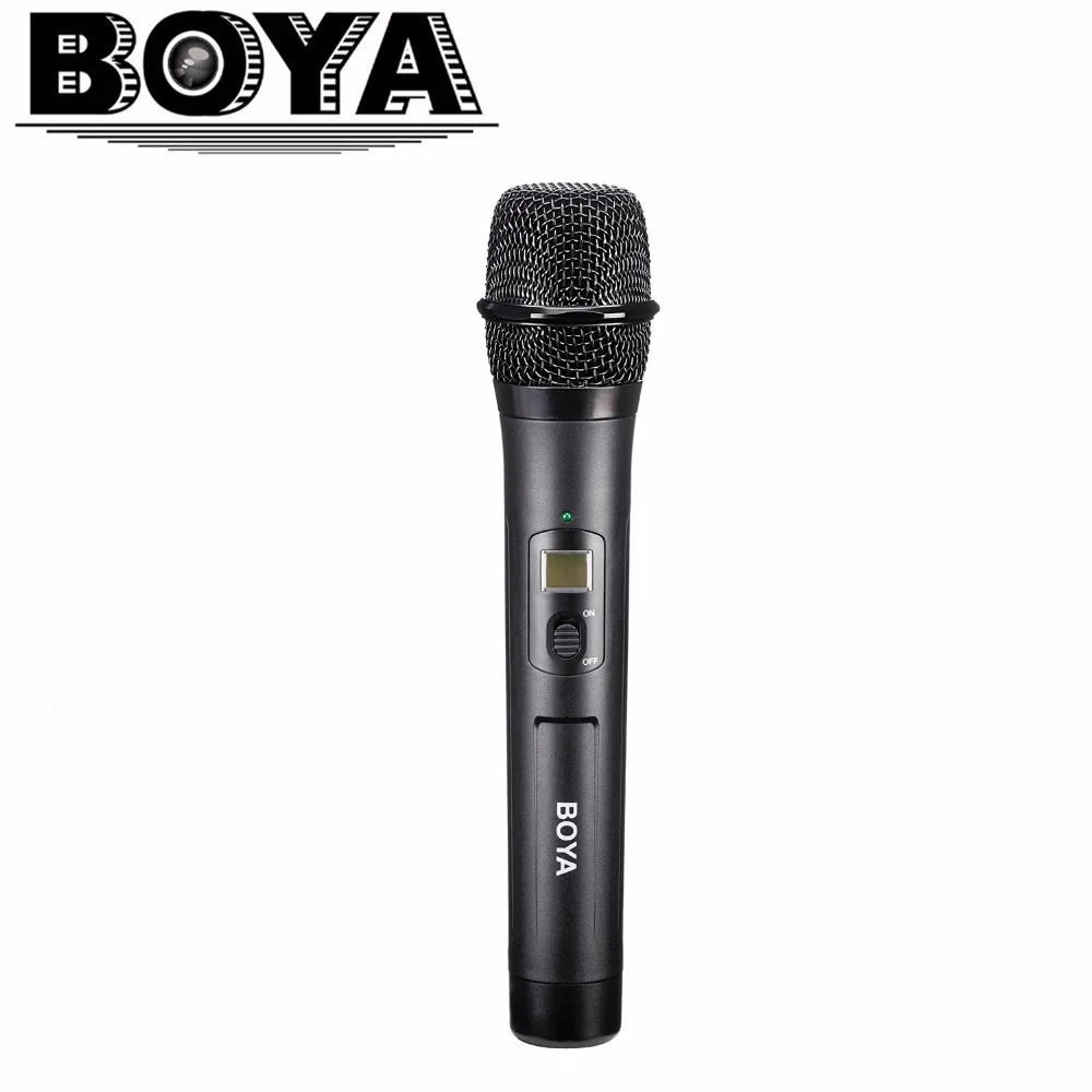 BOYA BY-WHM8 Microphone UHF transmission with UHF 48-channel for Use with BY-WM8 /BY-WM6 Receiver Wireless Handheld Mic System BOYA BY-WHM8 Microphone UHF transmission with UHF 48-channel for Use with BY-WM8 /BY-WM6 Receiver Wireless Handheld Mic System