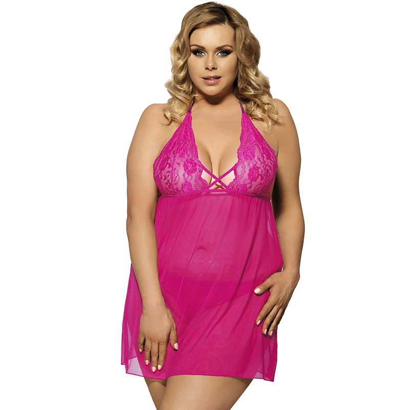 Europe and United States plus size women lingerie tied