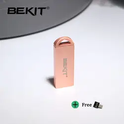 USB флеш-накопитель Bekit 8 ГБ/16 ГБ/32 ГБ/64 ГБ флеш-накопитель металлический Флешка флеш-диск USB 2,0 карта памяти USB диск 4 ГБ устройства для хранения