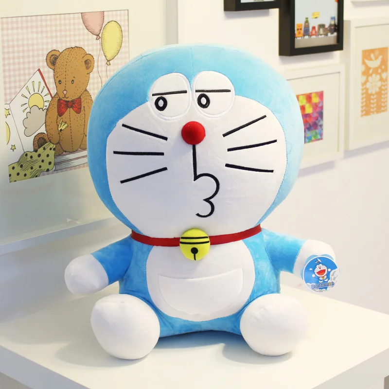 Хит аниме 25 см постоять за меня Doraemon плюшевые игрушки кукла CuteCat мягкие животные