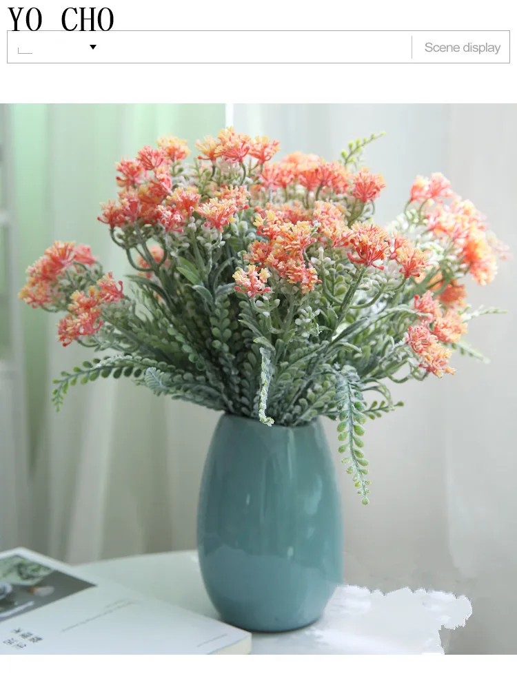 Milan thyrsiflorum flores artificiais 12