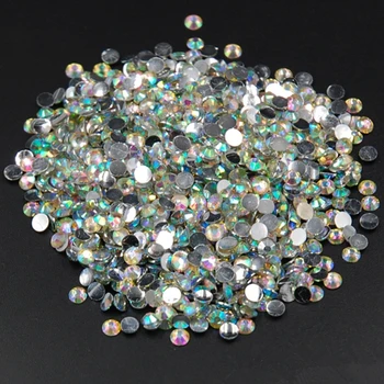 

Super Shiny 5000p SS16 4mm Crystal Clear AB Non hotfix Rhinestones for 3D Nail Art Decoration Flatback Rhinestones DIY