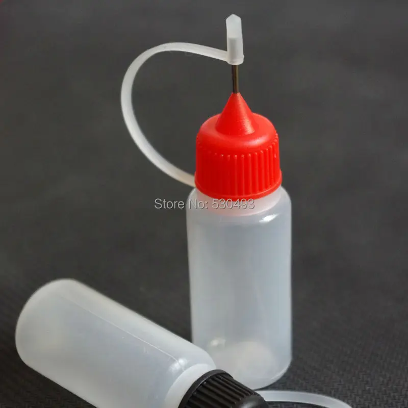 

5pcs Empty 20ml Plastic Dropper Bottles With Screw Metal Needle Cap E Liquid Needle Bottle Free Shipping