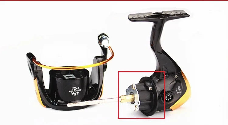 Carretel de Pesca Carretel de Metal Carretel de Fiação 12 + 1 Grande Carpa Carretilha Bobina bb 5.2: 1 9 High Quality Esporte e Lazer