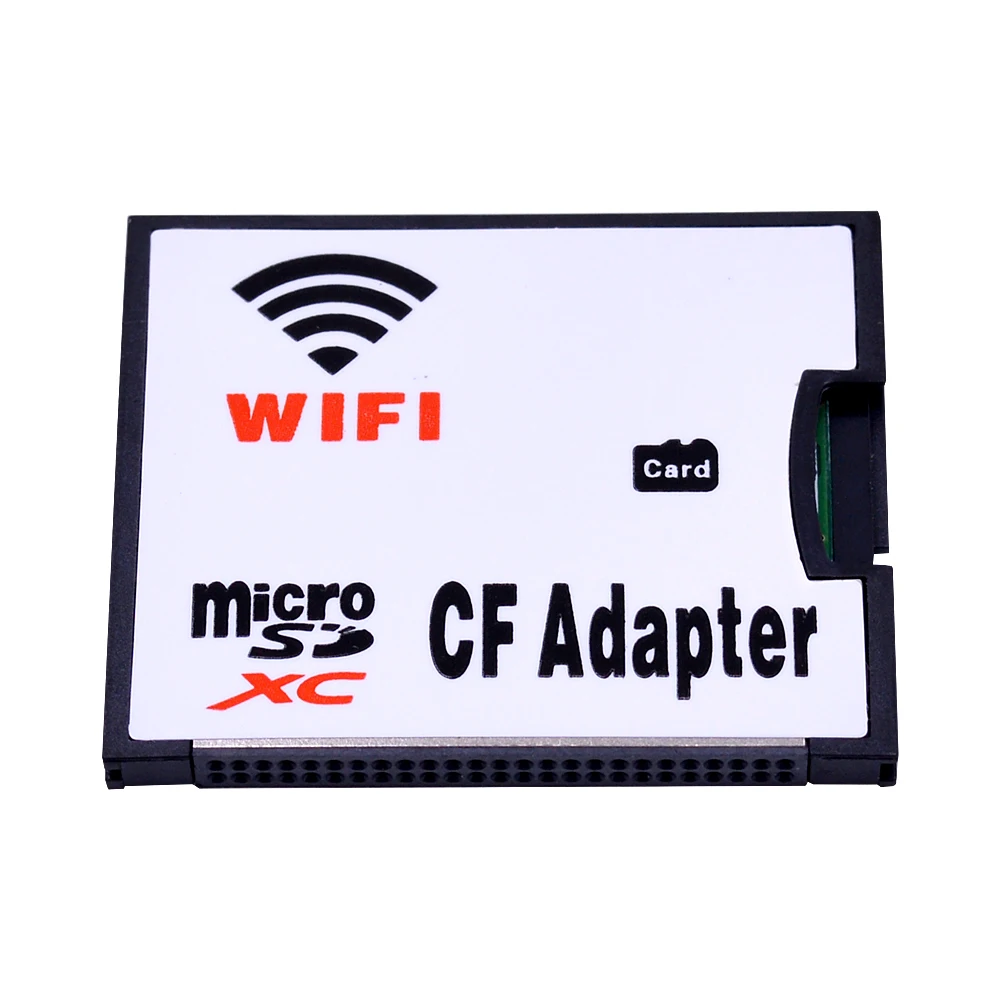 Wifi карта памяти TF Micro SD для CF адаптер компактный флэш-карт MicroSD Micro SDXC SDHC тип I конвертер для цифровой камеры