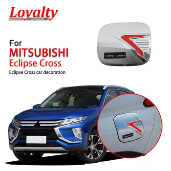 

Loyalty For MITSUBISHI Eclipse Cross 2018 2019 Exterior Door side Fuel tank cap sequins stickers ABS Bright Silver Auto Styling
