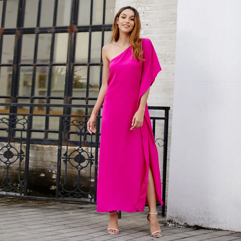 

Pure Color Long Bohemian Maxi Dresses for Women Evening Party Summer Beach Dresses Sexy Comfortable Vestidos