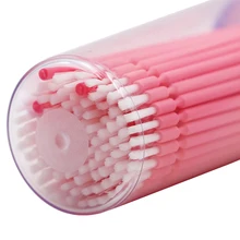 200pcs Dental Micro Applicators Brushes Long Applicator Sticks Apply Medicine Brush Medicine Wipping Tools