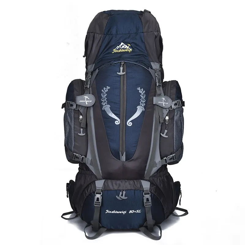 dark blue FJUN 70L большой емкости Открытый Нейлоновый водонепроницаемый рюкзак сумка для мужчин женщин Кемпинг Туризм Альпинизм спортивные сумки FK49 - Цвет: dark blue