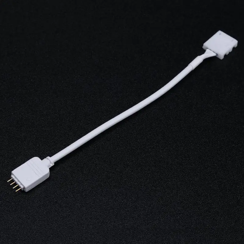 

1pc 10mm 4Pin 5050SMD RGB LED Light Strip Connector for DC Female SMD Single Color Power Cable Connector led strip co