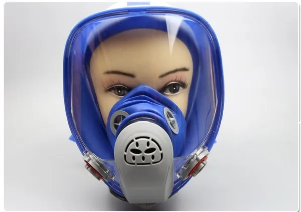 Бренд 6800 силикон противогаз Полнолицевая маска респиратор 7 шт. костюм картина опрыскивание