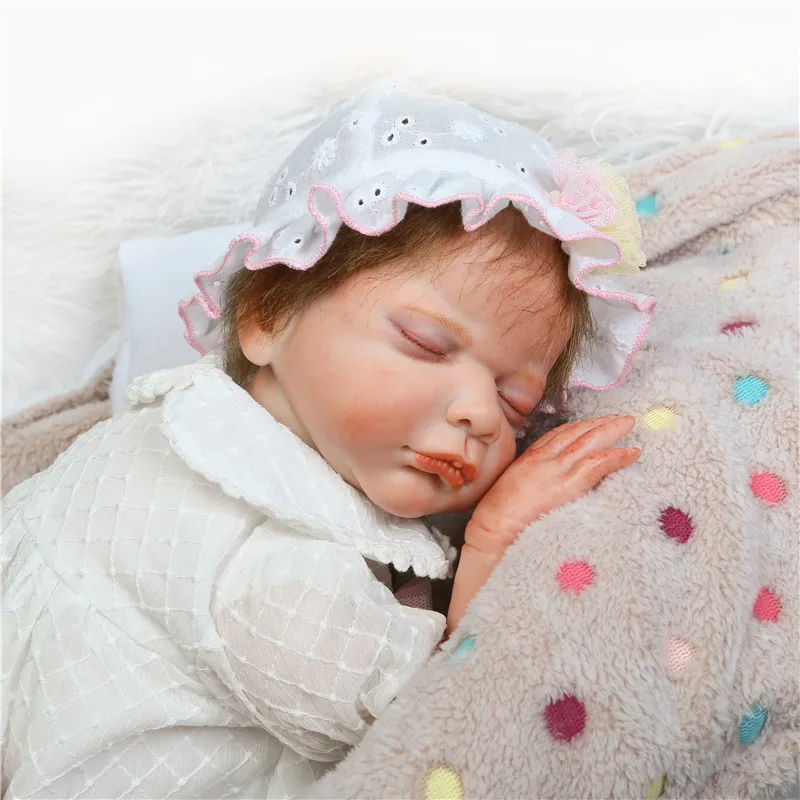 

Real reborn babies NPK silicone doll 20"50cm soft touch real looking newborn girl gift dolls bebe alive boneca de pano