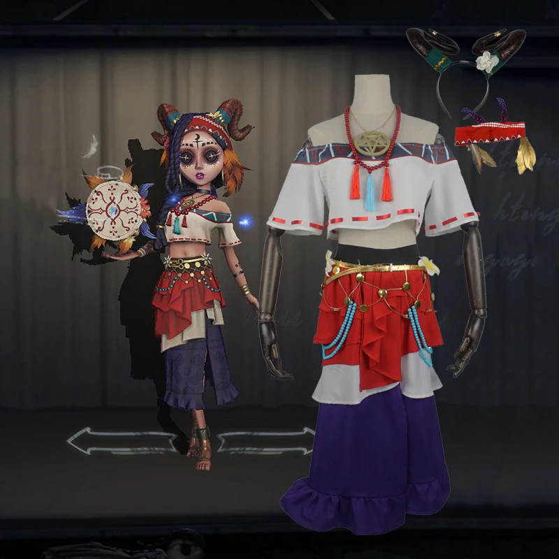 

Game Identity V Cosplay Costumes Misfortune Priestess Fiona Gilman Cosplay Costume Halloween Carnival Party Cosplay Costume