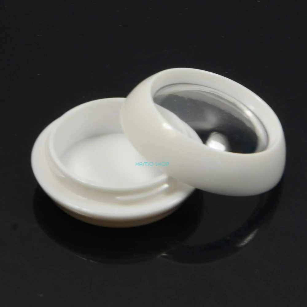 

5pcs 5g Eye Shape Sample Container Empty Travel Cosmetic Bottle Skin Care Lip Balms Pot Jar