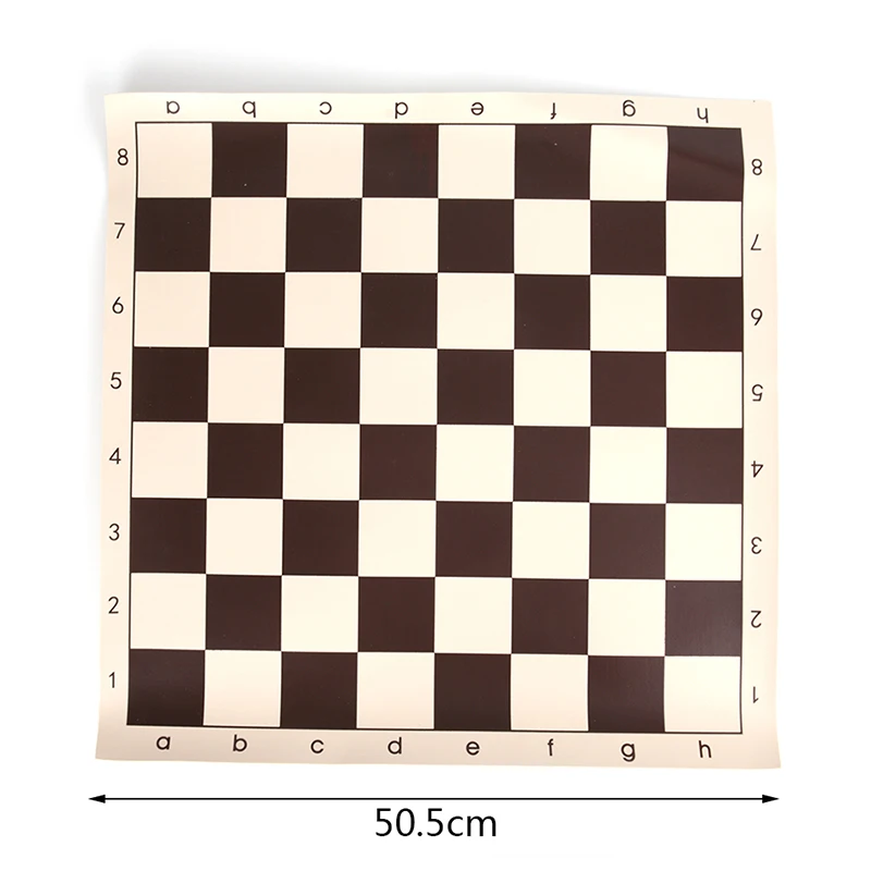 Из искусственной кожи турнирные шахматы доска для детских обучающих игр коричневый и белый доска для шахмат 34,5 см 42 см50. 5 см