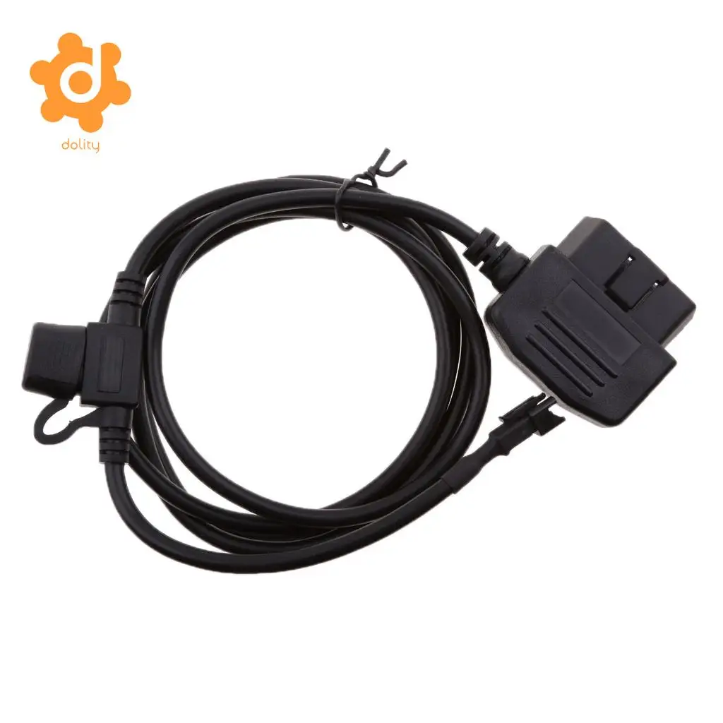 dolity Universal Car OBD2 to 2-Pin GPS Power Plug Connector Adapter Wire