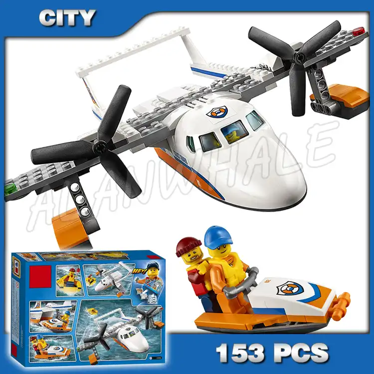 lego city sea rescue plane
