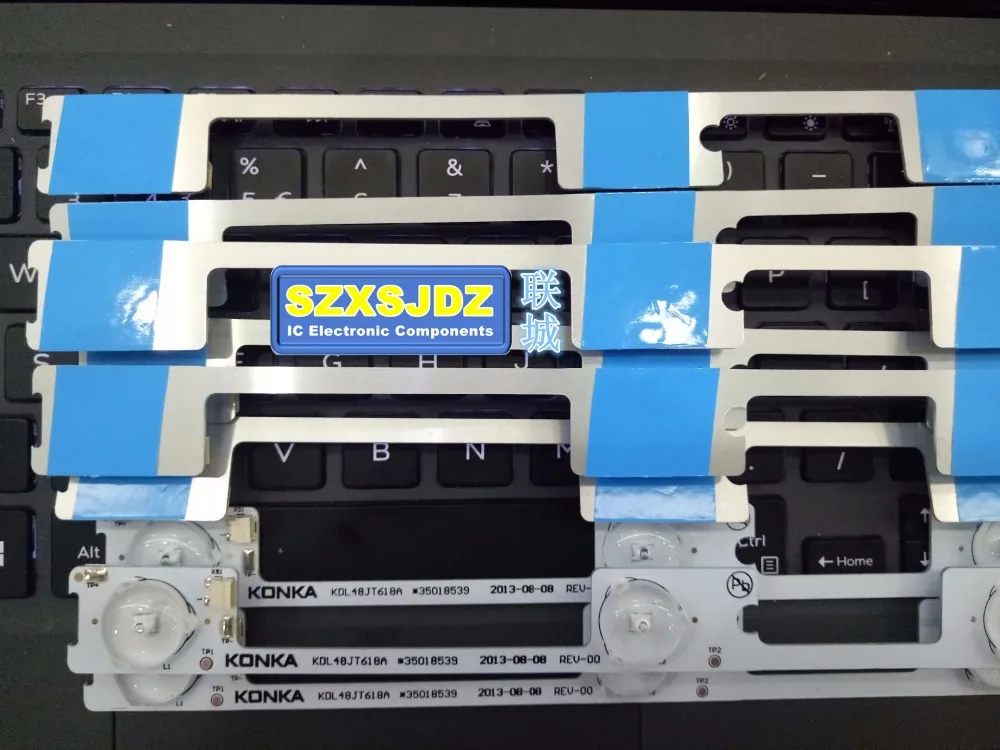 Новая светодиодная полоса подсветки для KONKA KDL48JT618A/KDL48SS618U 35018539 6LED (6 V) 442mmnew | Лампы и