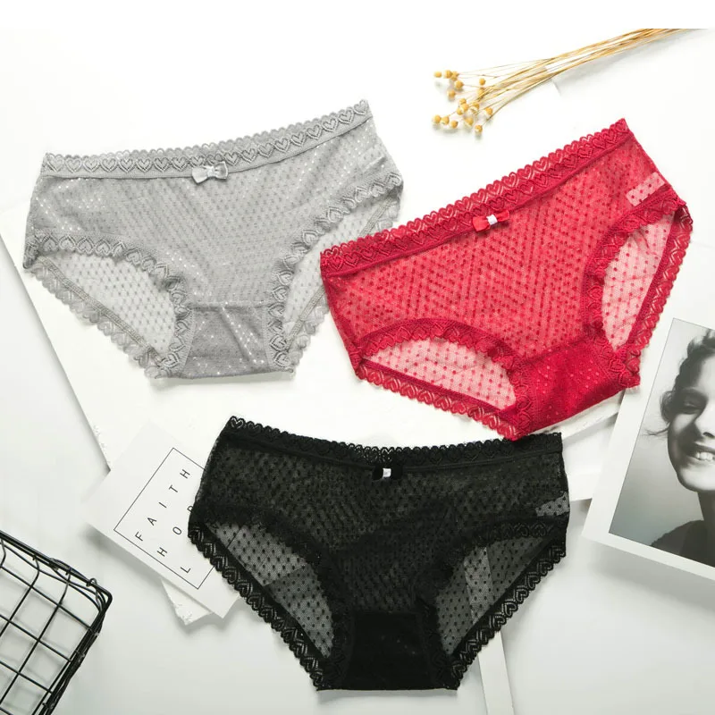 New Sexy Lace Women Panties Lady's Underwear Briefs Plus Size G String