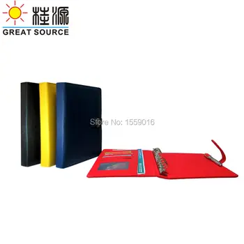 

A5 Leather Ring BinderFolder Folder File a5 Binder 6 ring School Office Organizers
