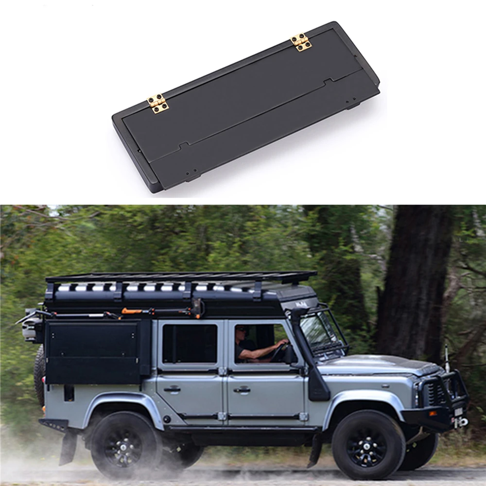

RC Car Openable Tool Box for TRAXXAS TRX4 D90 D110 Land Rover Defender 90046 RC Car Decoration Parts with Metal Division Board