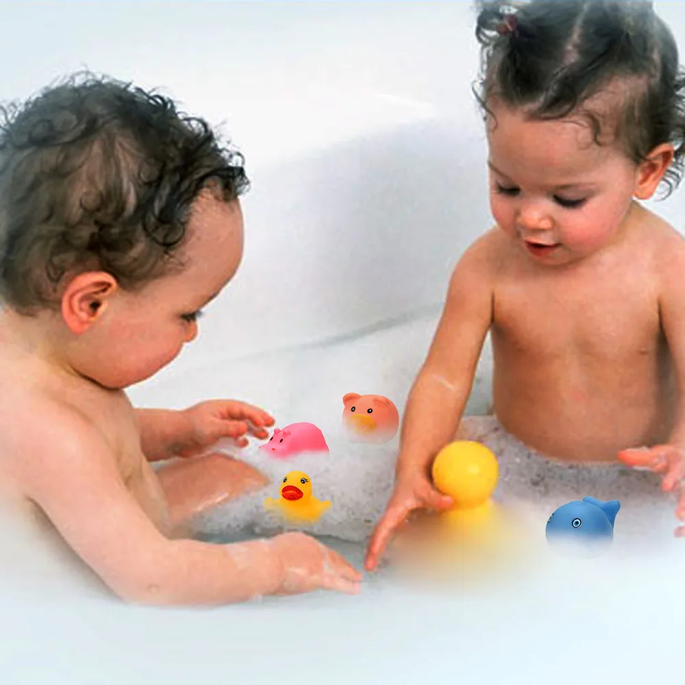 2019 Kids Cute One Dozen 20pcs Rubber Animals With Sound Baby Shower Party Favors Toy Children's products good-looking Bath toy 2019 Kids Cute One Dozen 20pcs Rubber Animals With Sound Baby Shower Party Favors Toy Children's products good-looking Bath toy