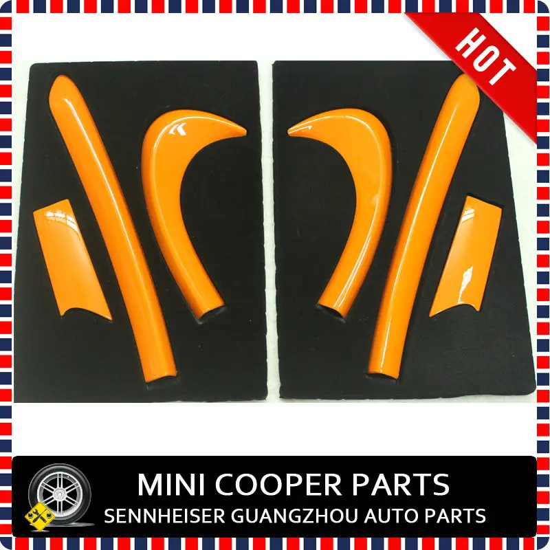 Последняя модель mini cooper стиль mini Ray оранжевый ABS Материал с защитой от ультрафиолетового излучения, двери комплект принадлежностей для mini cooper S F56(6 шт./компл
