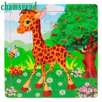 Modern CHAMSGEND Animals Puzzle Wooden Panda Jigsaw Toys For Kids Children Education And Learning Puzzles Toys Drop Shipping -28