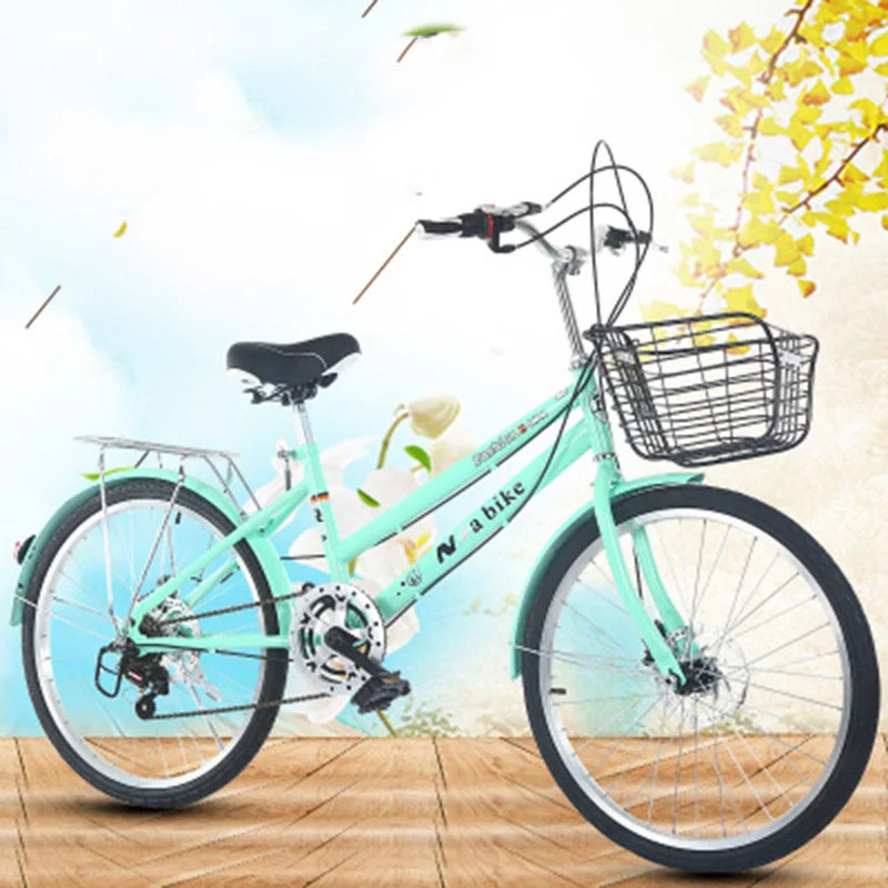 New 24-Inch Speed Change Bicycle Adult Male And Female Middle School Students Commuter Bicycle Speed Change Bike Brake Bike